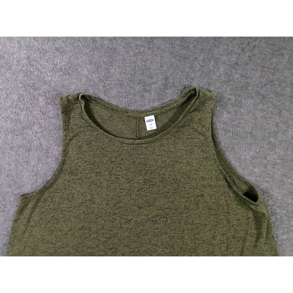 Old Navy Tank Top Womens L Luxe Heather Olive Sleeveless Scoop Neck Casual - Picture 2 of 8